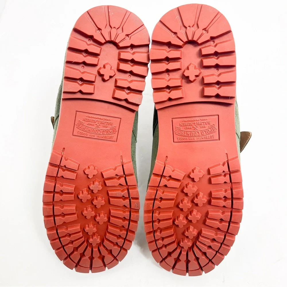 Polo Ralph Lauren Ranger Suede and Camo Canvas Boots - Picture 13 of 16